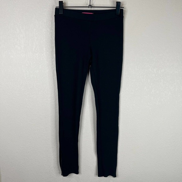 Alice + Olivia Women Pull‎ On Career Leisure Lounge Legging Solid Black Small - Picture 1 of 13
